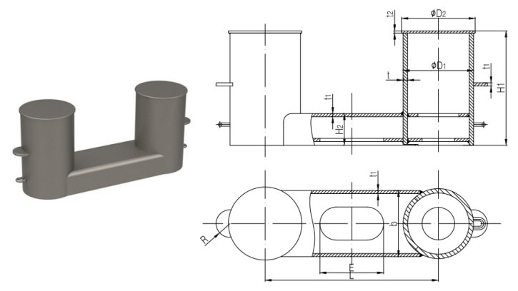 Double Bollard ISO13795-A - One-stop Shipbuilding Supplier