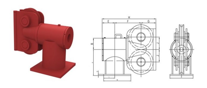 Swivel Fairlead AF457 - One-stop shipbuilding supplier