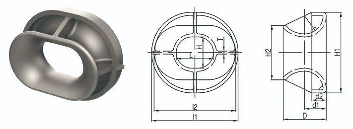 巴拿马导缆孔 ISO13729（舷墙安装） - One-stop shipbuilding supplier