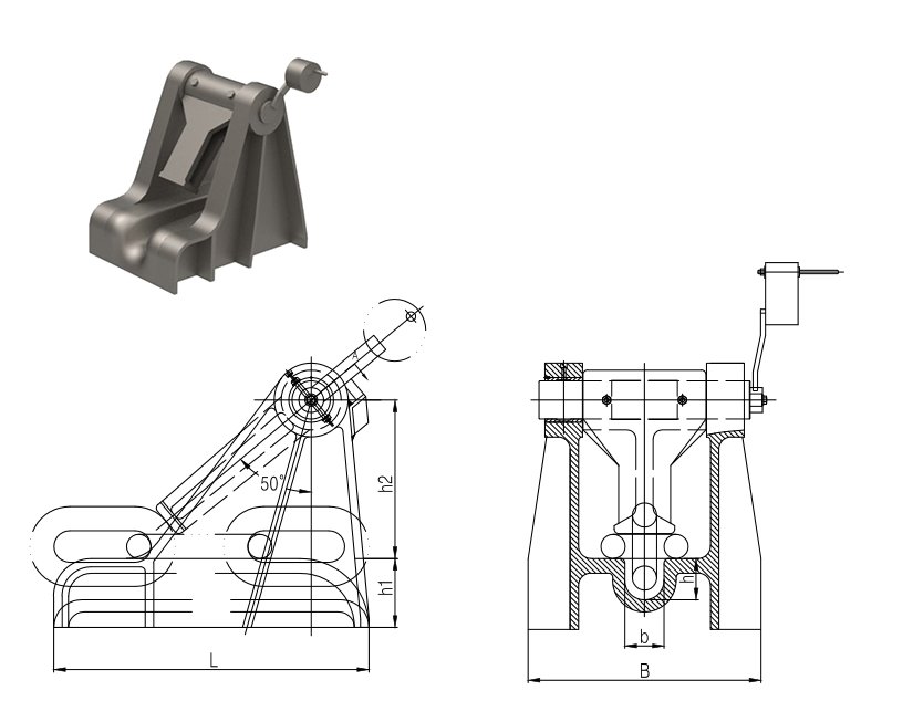 Chain Stopper JIS F2031 Pawl Type